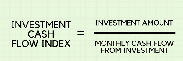 Investment Cash Flow Index